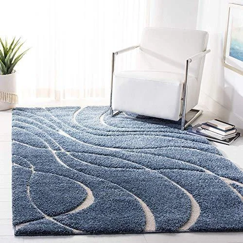 RN Home Furnishing Carpet Super Modern Shag Area Silky Smooth Rugs Fluffy Rugs Anti-Skid Shaggy Area Rug,Bedroom (3x5 feet, Blue) RN Home Furnishing Carpet Super Modern Shag Area Silky Smooth Rugs Fluffy Rugs Anti-Skid Shaggy Area Rug,Bedroom (3x5 feet, Blue)