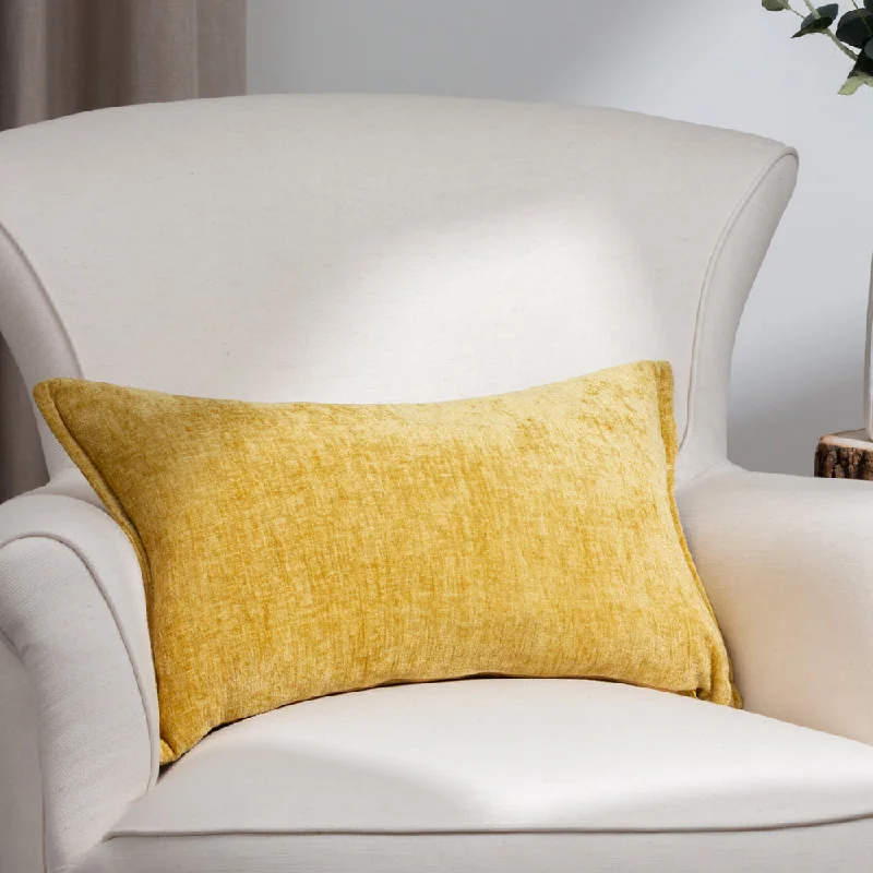 Buxton Rectangular Cushion Ochre