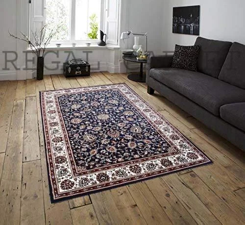 Regal Carpet Kashmiri Design Royal Look Traditional Persian Carpets for Living Room Home with 1 inch Thickness 5 X 7 Feet (150x210 cm) Blue Multi Regal Carpet Kashmiri Design Royal Look Traditional Persian Carpets for Living Room Home with 1 inch Thickness 5 X 7 Feet (150x210 cm) Blue Multi