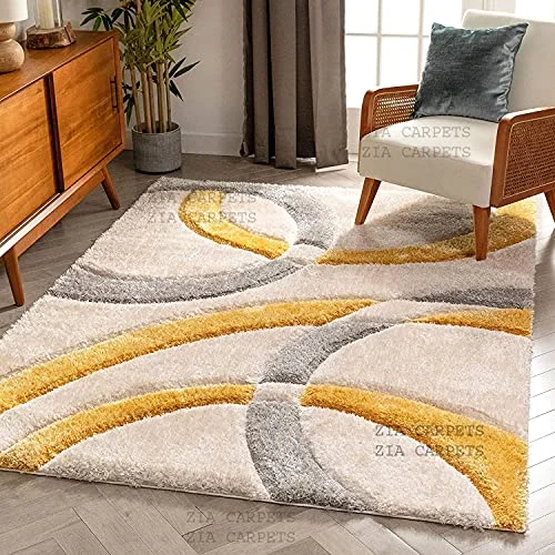 zia carpets Super Soft Modern Shag Area Rug Carpet with 2 inch Thickness 5 x 8 feet zia carpets Super Soft Modern Shag Area Rug Carpet with 2 inch Thickness 5 x 8 feet