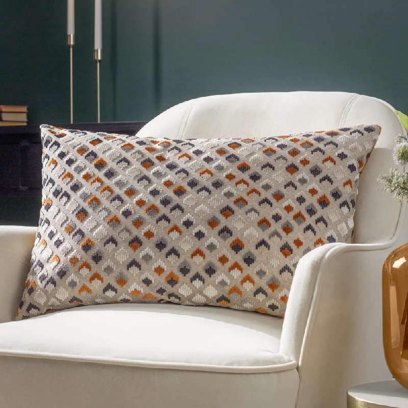 Lexington Cushion Ginger/Grey